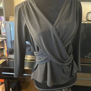 Bellessa Black Size Medium Blouse